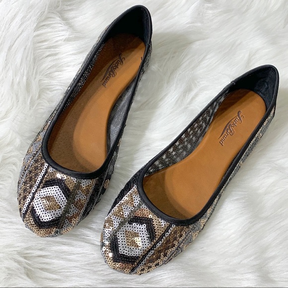 Lucky Brand Shoes - SOLD-Lucky Brand Sequin Ballet Flats